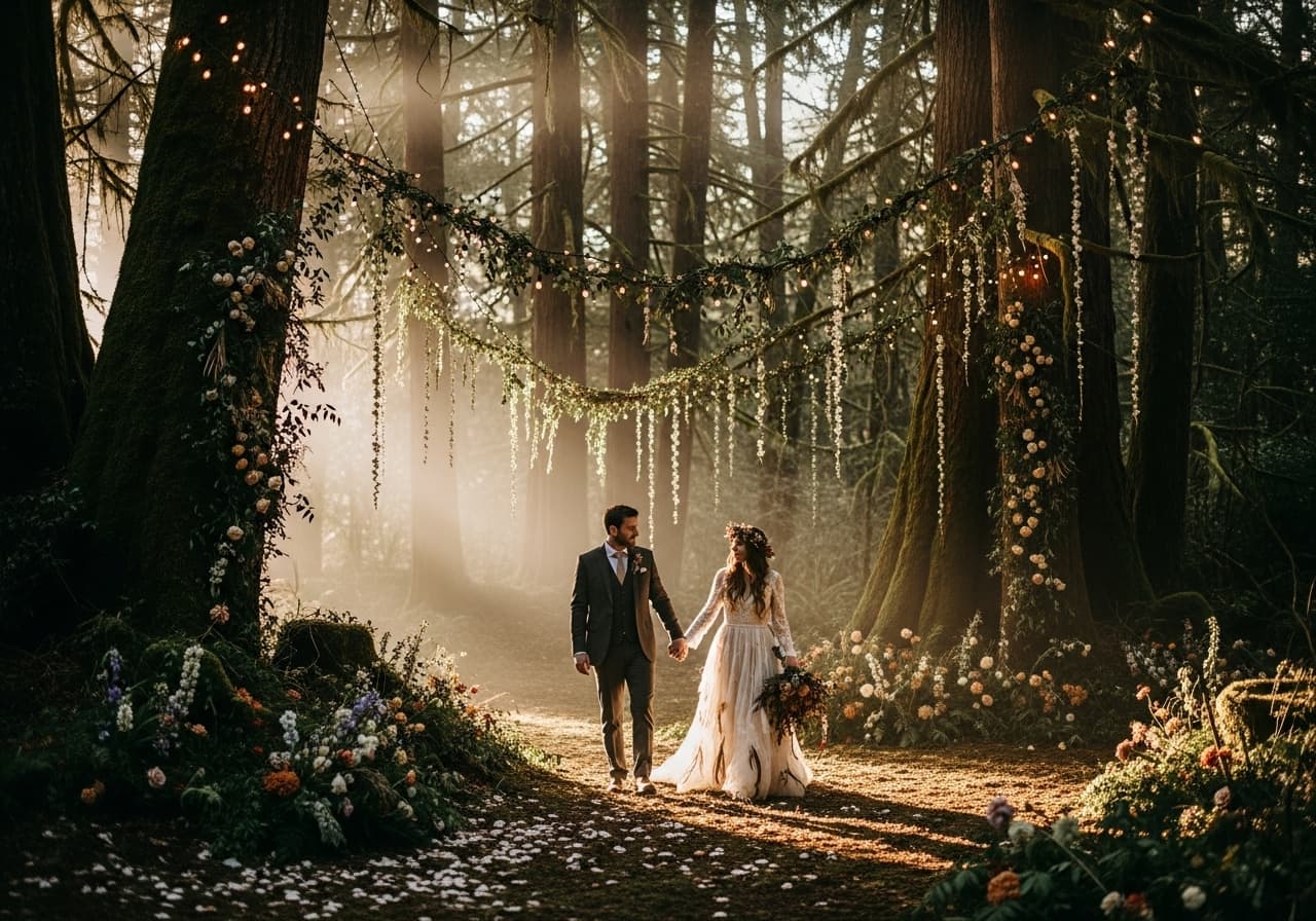 12 Enchanted Forest Wedding Ideas for a Natural Celebration