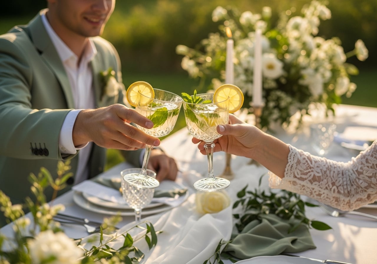 Featured image for 12 Refreshing & Light Cocktails for a Summer Wedding