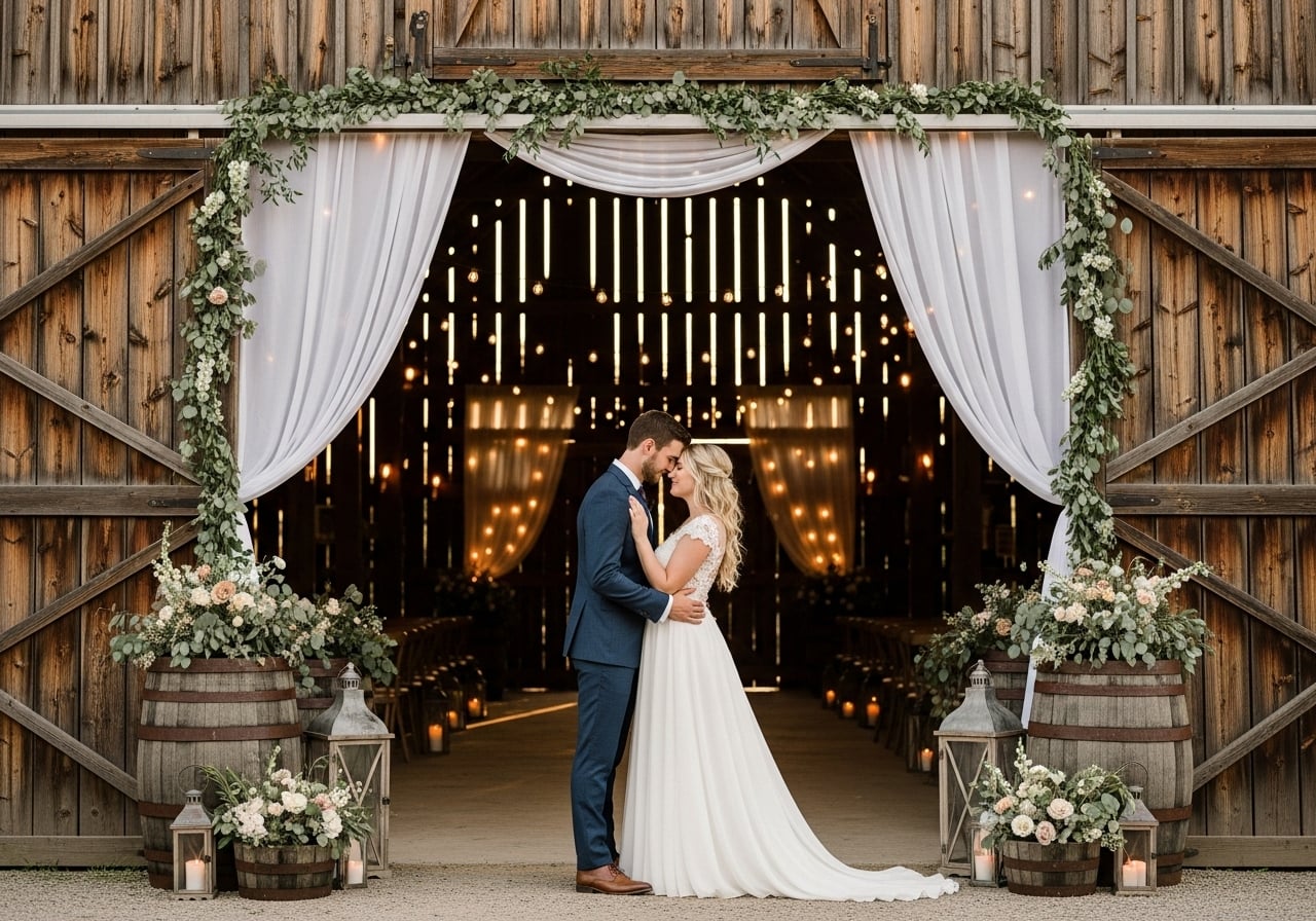 Featured image for 12 Rustic Barn Decor Ideas for a Dreamy Wedding