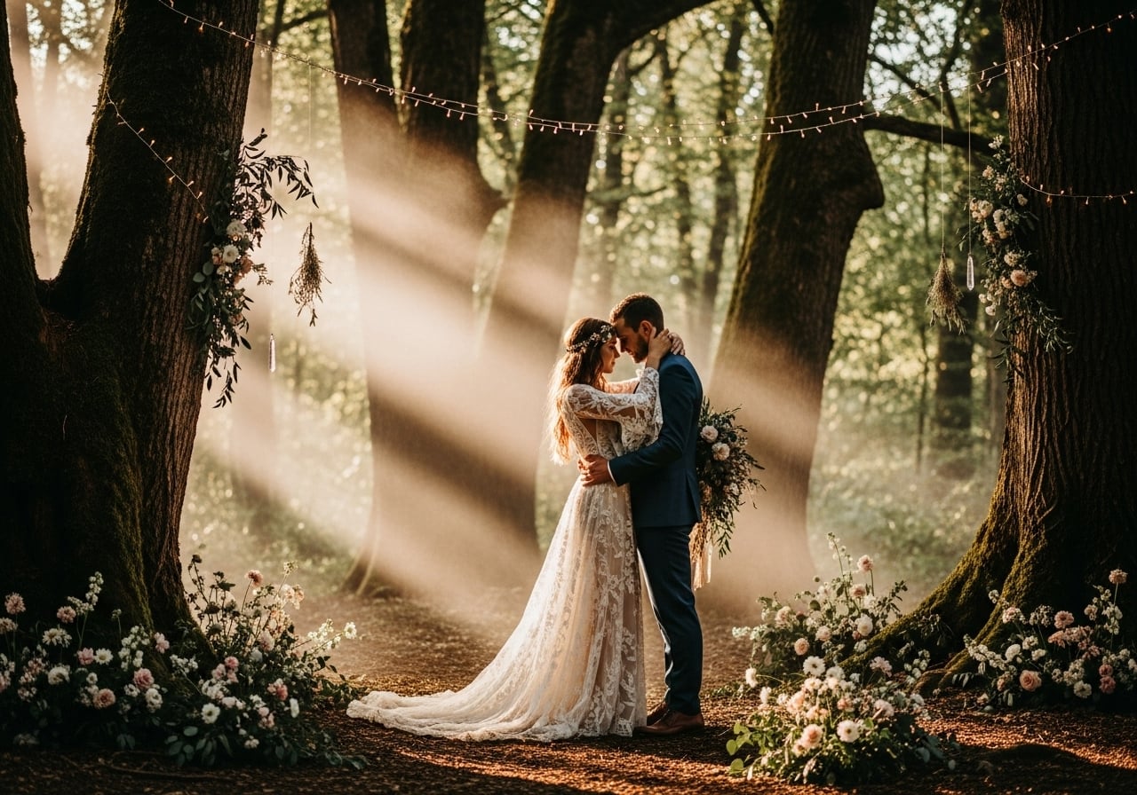 Featured image for 13 Ethereal Wedding Ideas Inspired by Myth, Nature, and Romantic Art