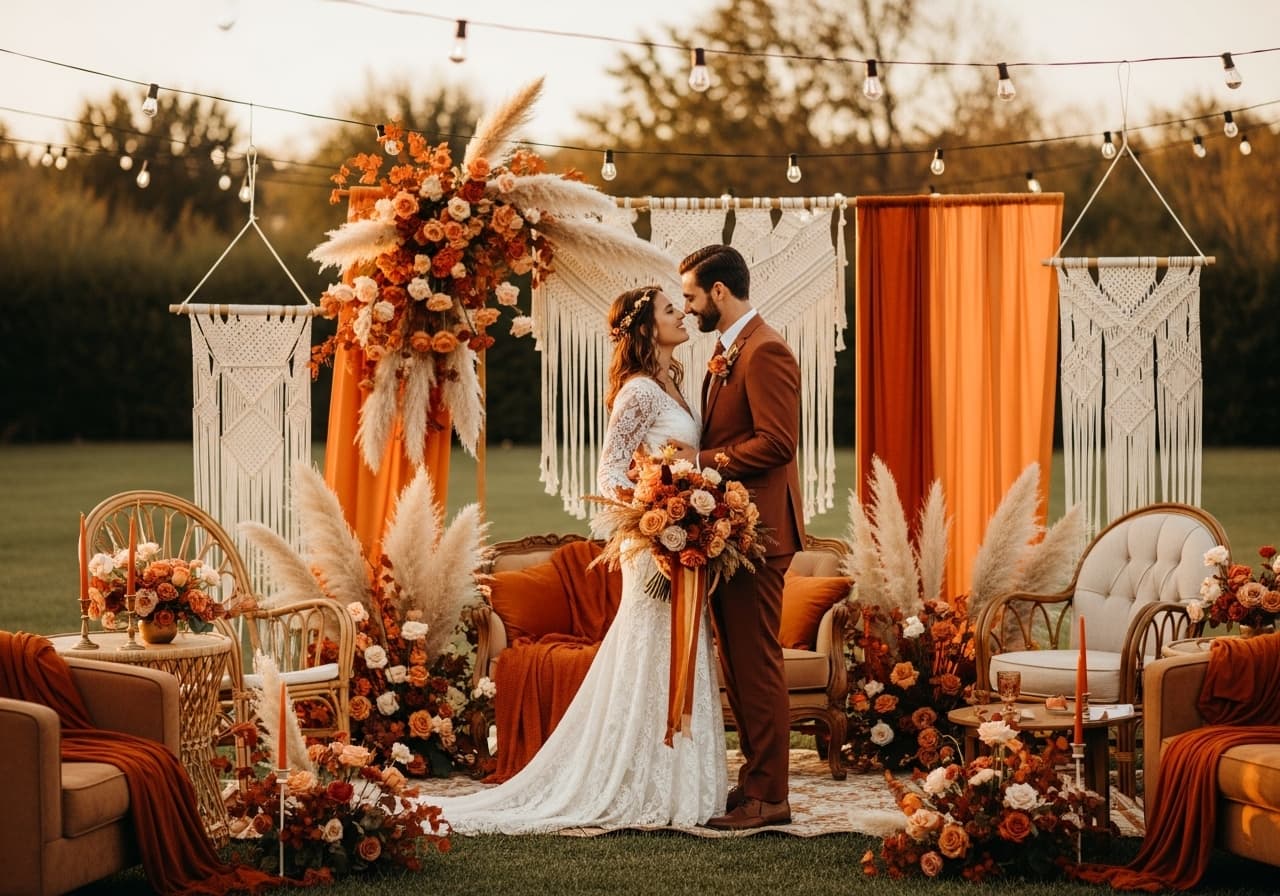 13 Groovy 70s Wedding Decor Ideas for a Retro-Chic Celebration