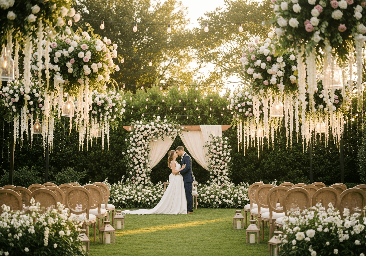 Featured image for 14 Enchanting Garden Wedding Decor Ideas for Outdoor Nuptials