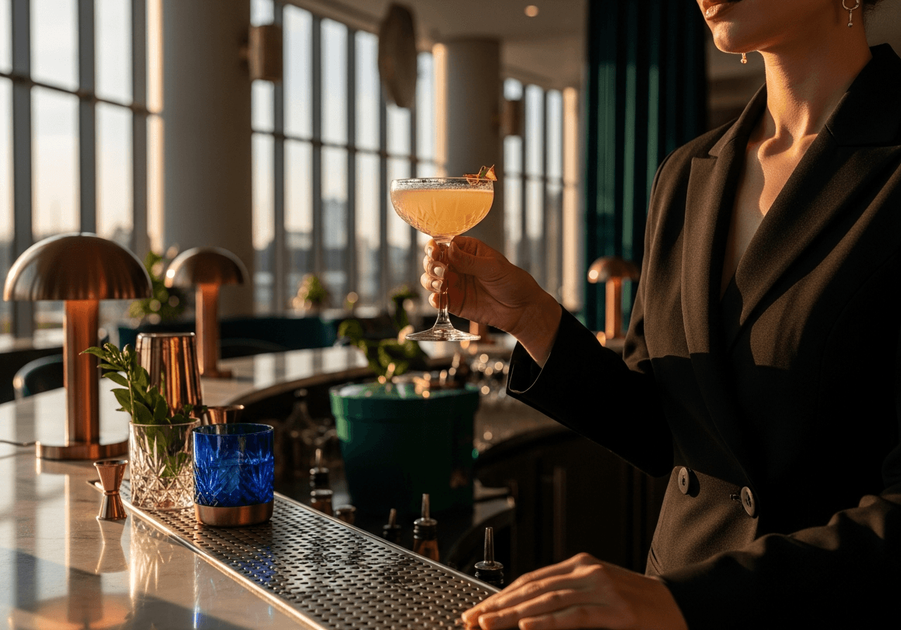 14 High-Design Cocktail Hour Ideas That Outshine the Reception