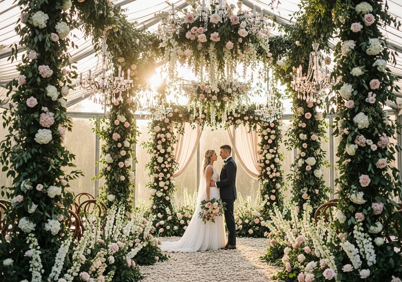 14 Jaw-Dropping Floral Installations That Will Transform Your Wedding Venue