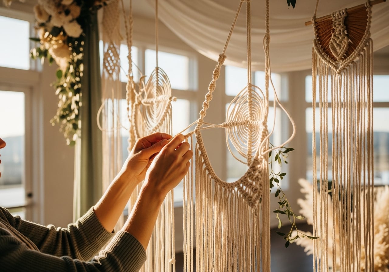 Featured image for 14 Macramé Wedding Decor Beyond the Basic Backdrop