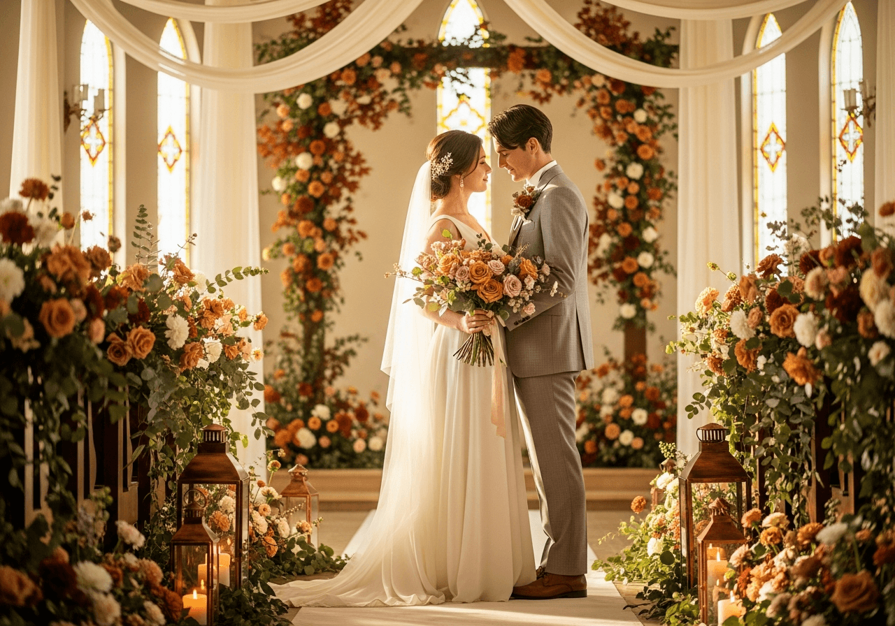 15 Cinnamon Rose Wedding Decor Ideas for a Warm Palette