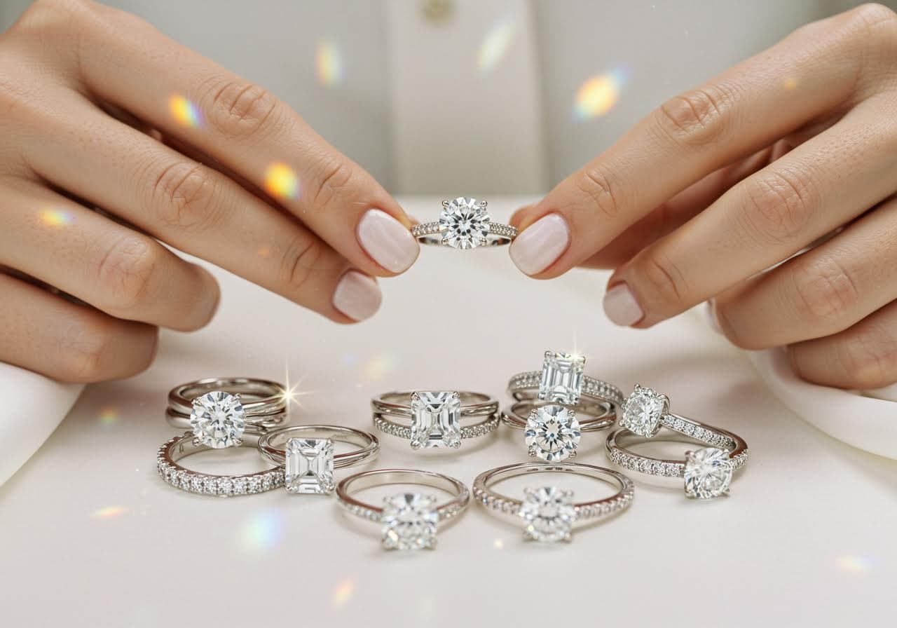 15 Diamond Engagement Rings That Sparkle Bright