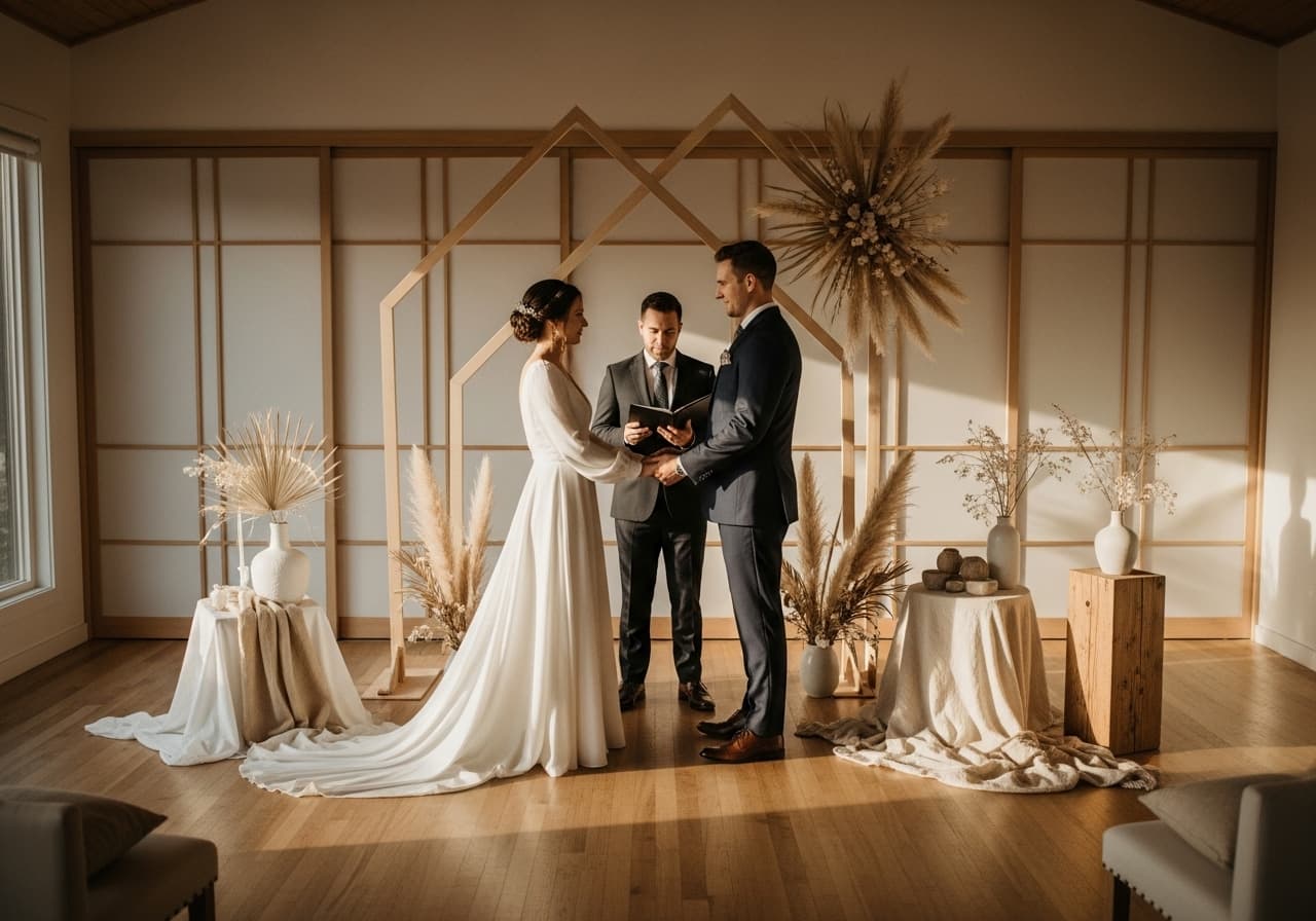 15 Japandi Wedding Ideas: Minimalist Scandinavian & Japanese Design