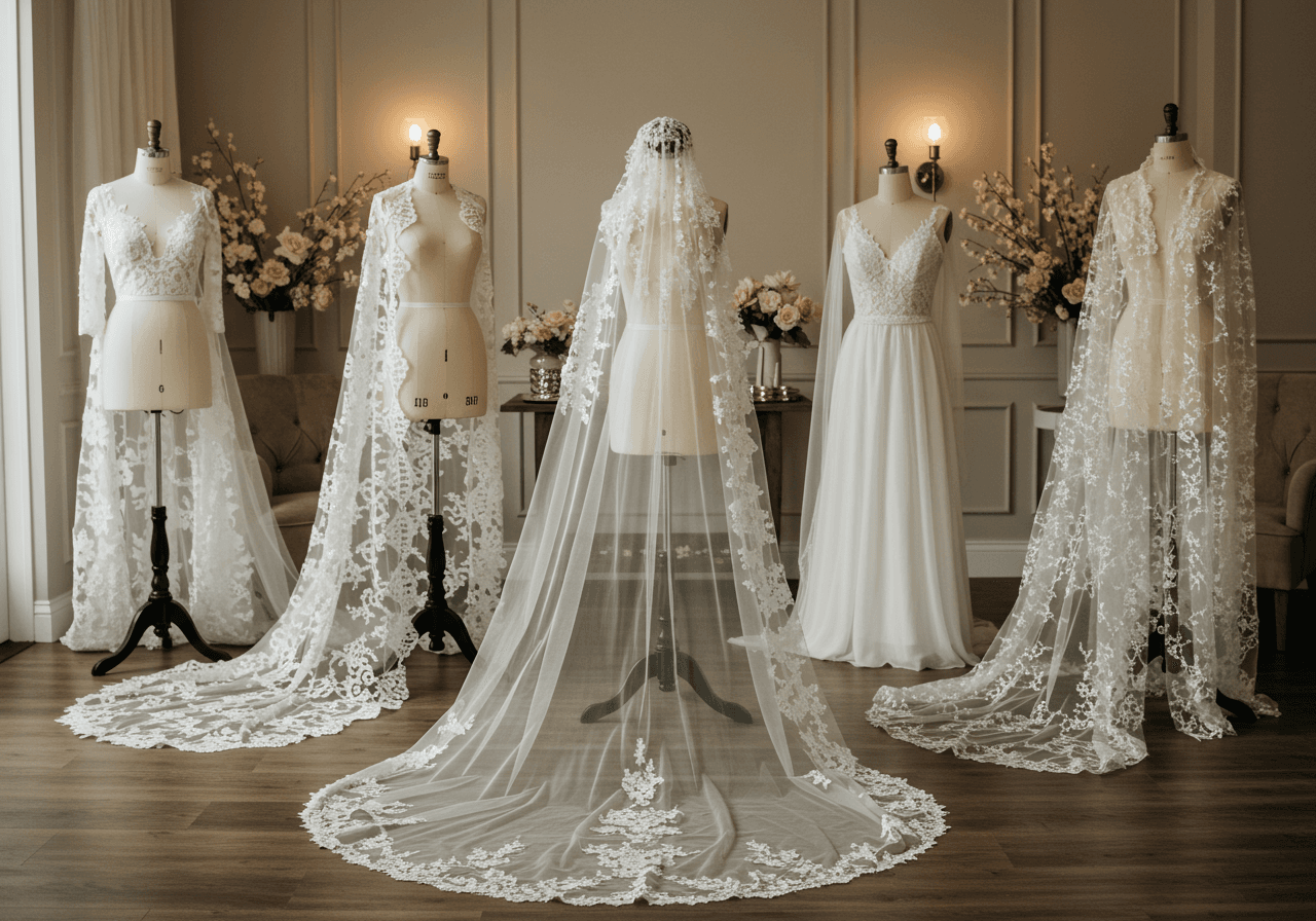 15 Statement Wedding Veils for a Truly Dramatic Bridal Entrance