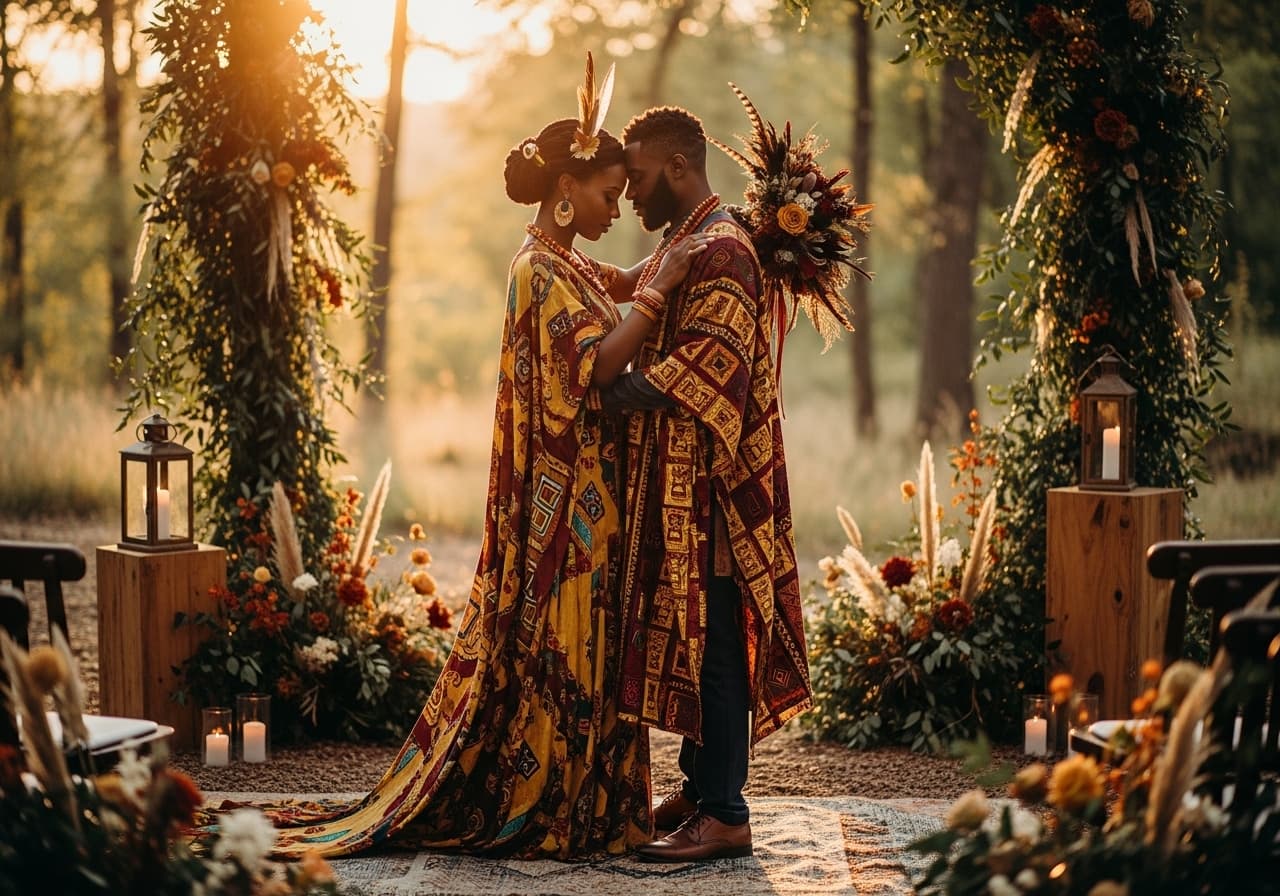 15 Stunning Photos That Define the Afrohemian Wedding Aesthetic