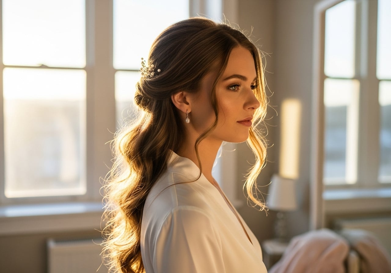 Featured image for 20 Simple Wedding Hairstyles for Long Hair