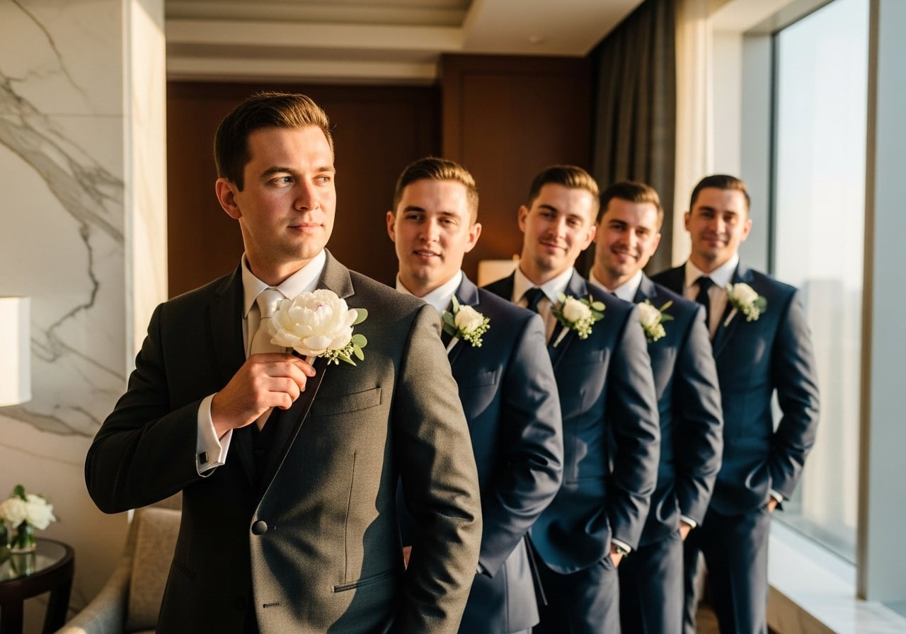 Featured image for 40 Dapper Boutonniere Ideas for the Stylish Groom and Groomsmen