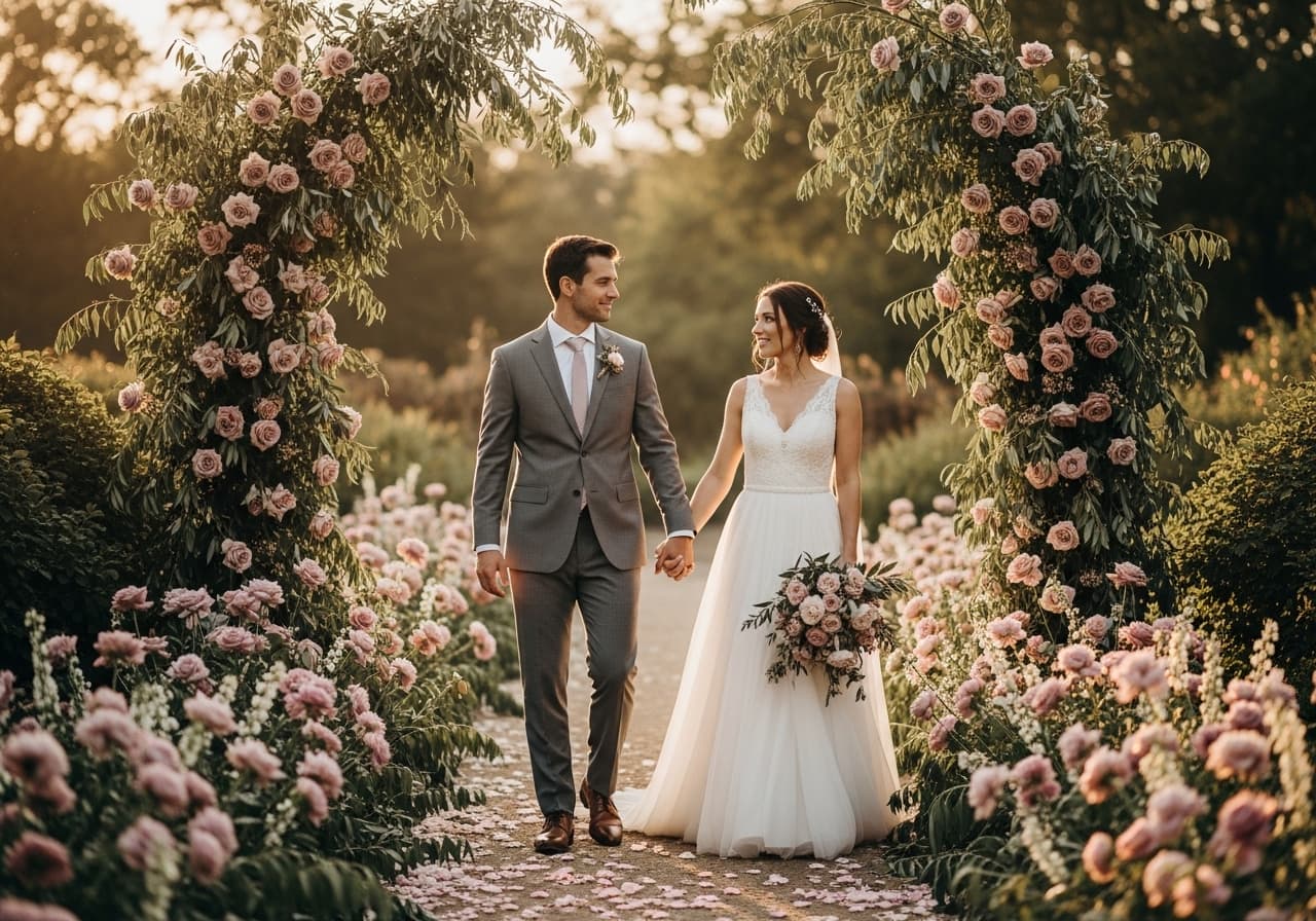 A Match Made in Heaven: 15 Ideas for a Dusty Rose & Olive Green Wedding