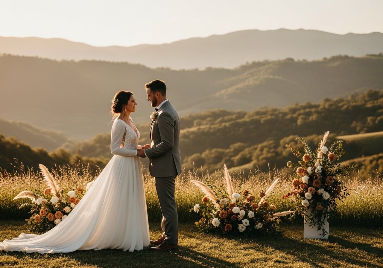 Featured image for Breathtaking Backdrops: 35 Romantic Outdoor Wedding Ideas