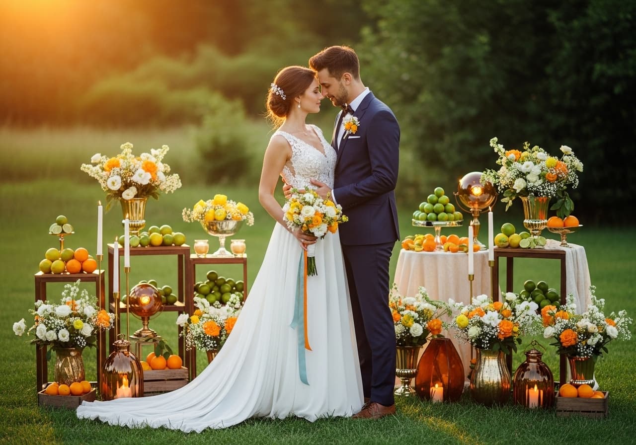 Citrus Squeeze: 15 Lime, Lemon, and Orange Wedding Details