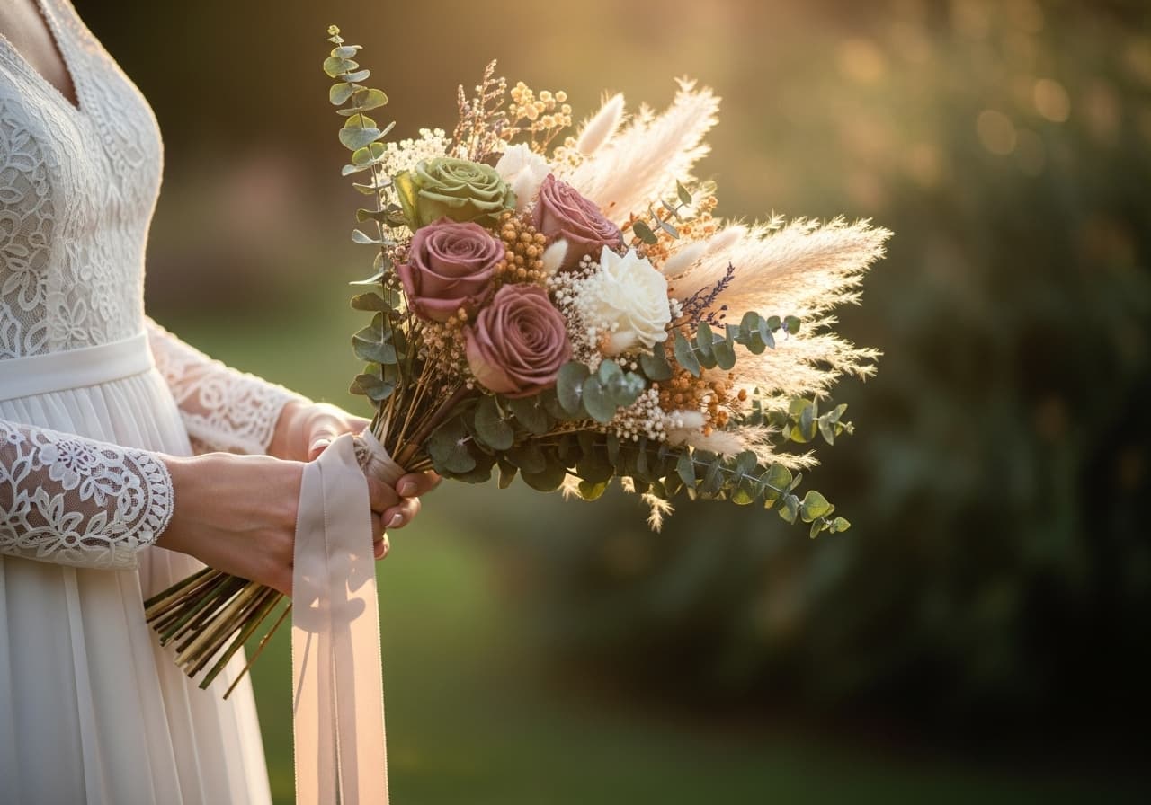 Dried Flower Wedding Bouquets: 15 Timeless Arrangements That Last Forever
