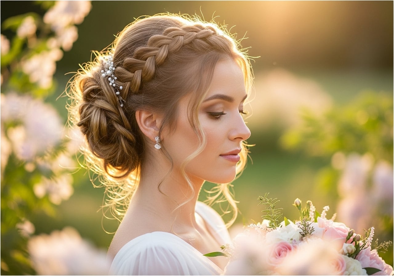 Featured image for Easy Braided Wedding Hairstyles for a Fairytale Look