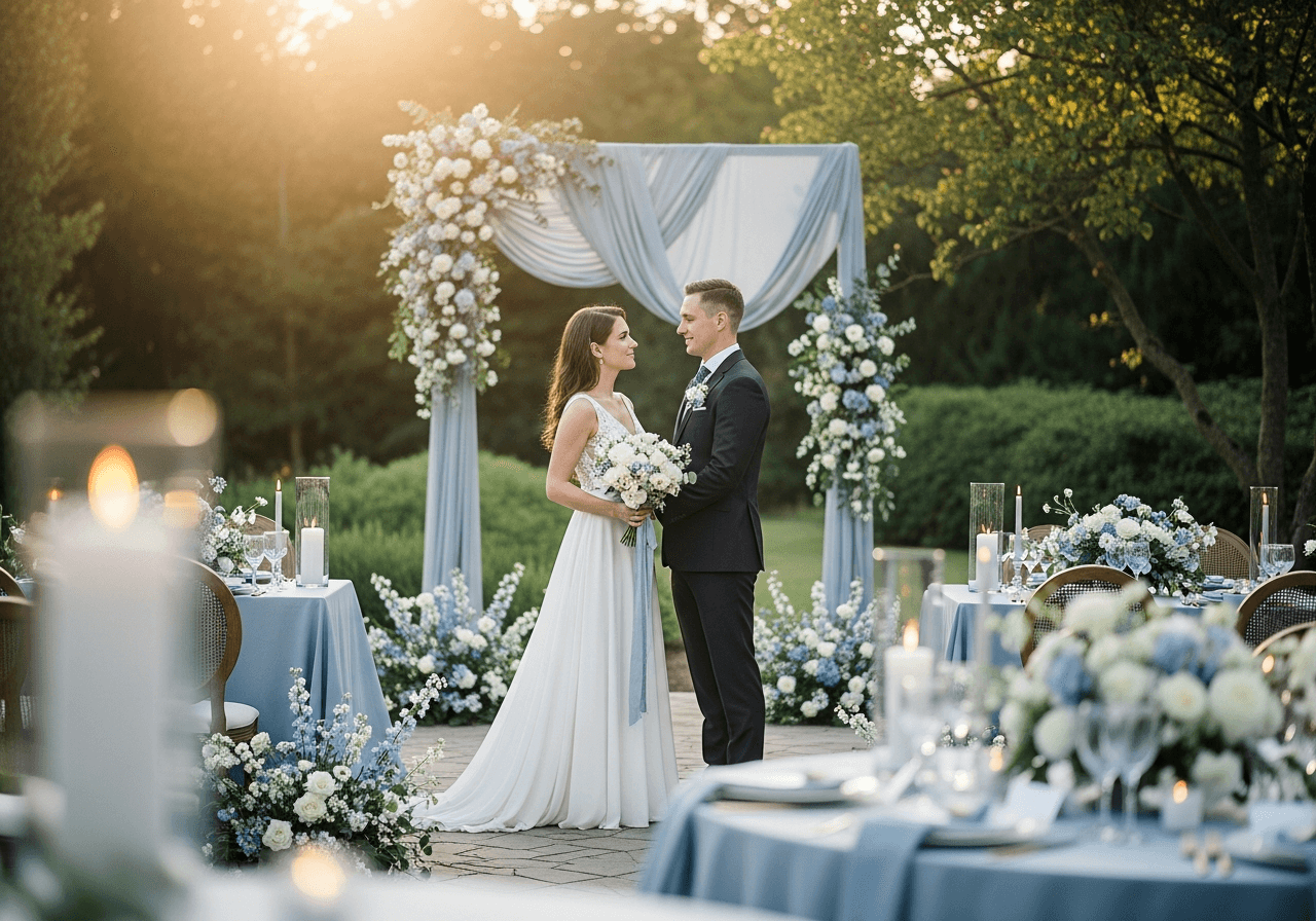 How to Plan a Dusty Blue Wedding: Colors, Decor, and Trends