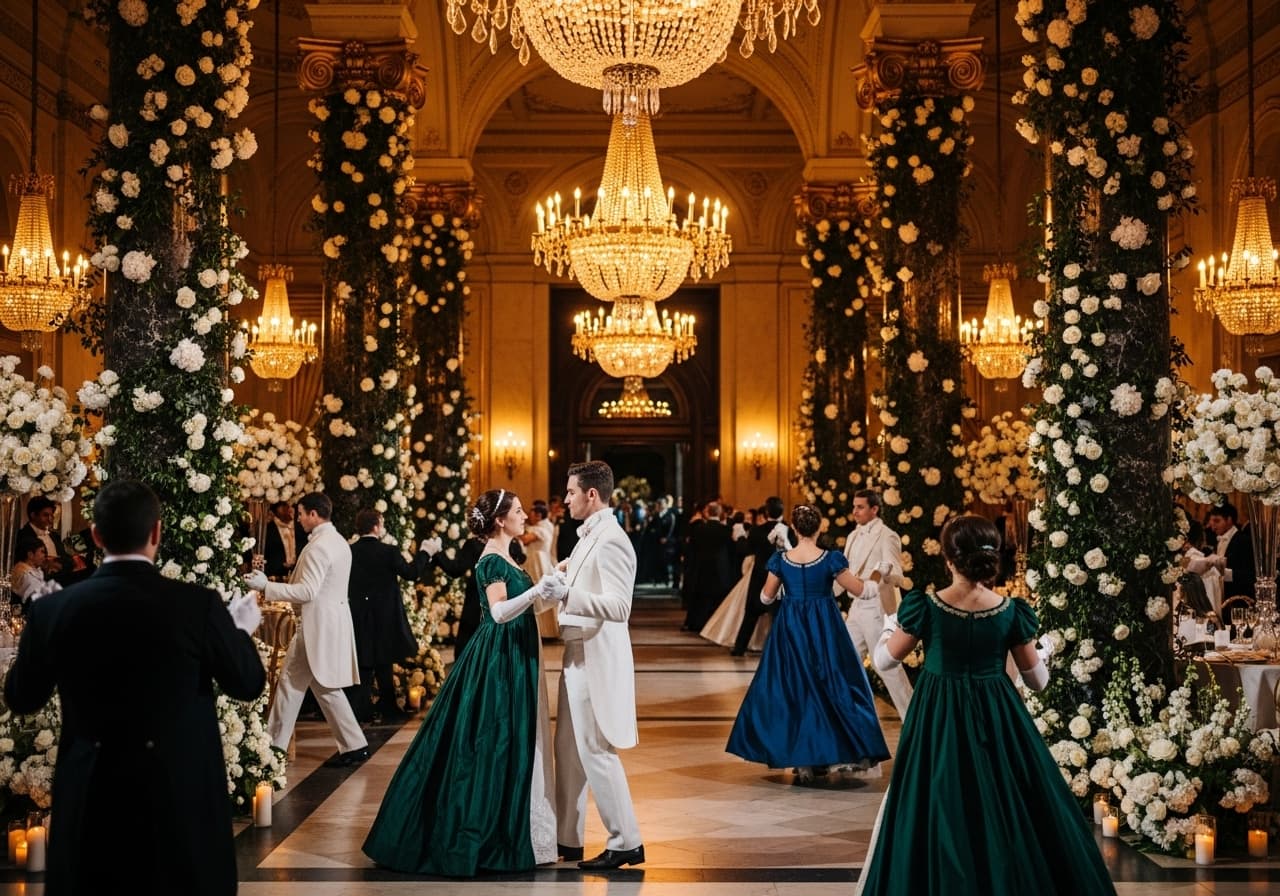 Inside the Most Breathtaking Bridgerton Inspired Ballroom Receptions