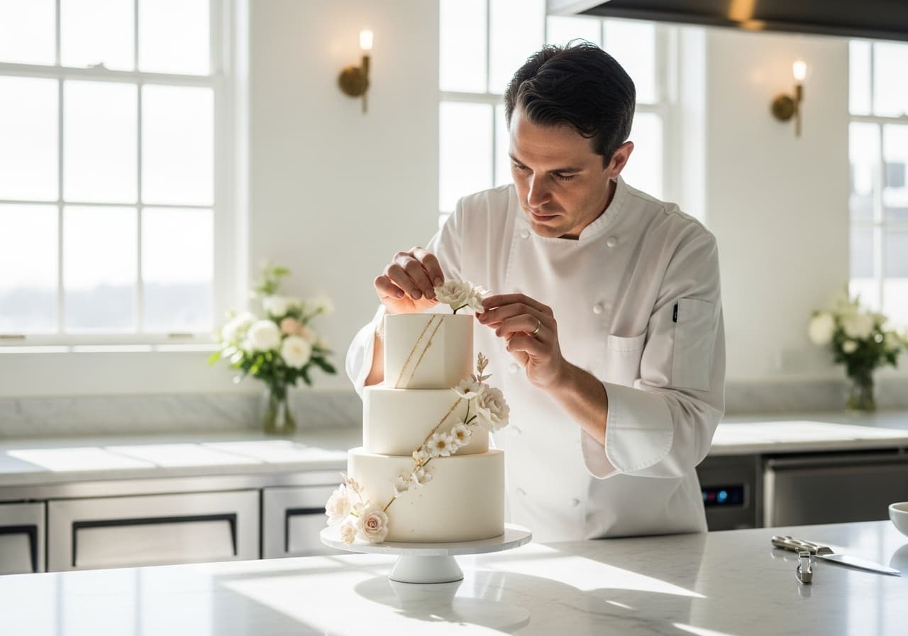 Minimalist Wedding Cakes That Are Still Showstoppers