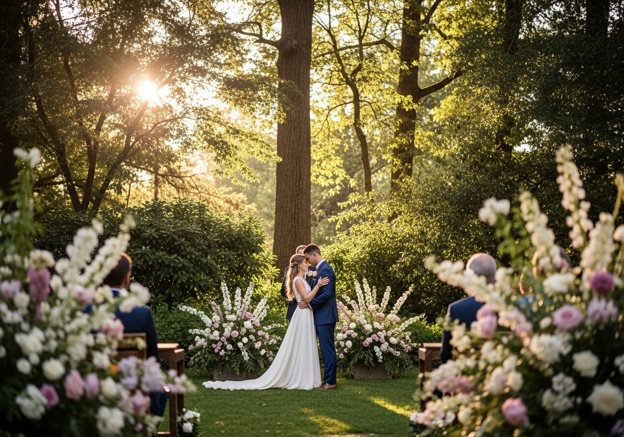 Outdoor Garden Wedding Venues for Natural Romance