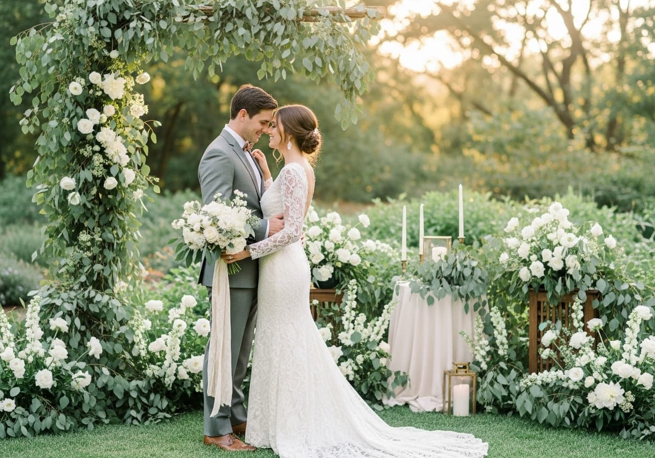 Sage Green Wedding Decor for Organic & Romantic Themes