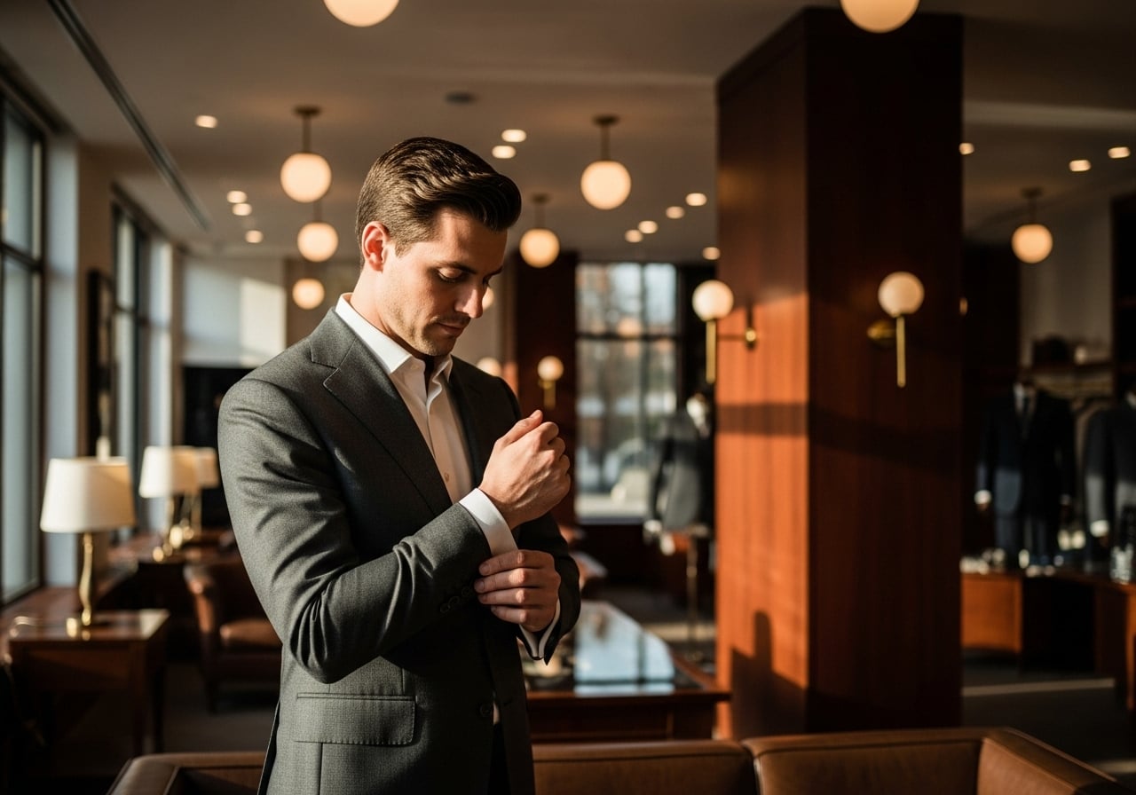 Featured image for Shades of Grey: 15 Sophisticated Grey Suit Ideas for Your Groom Style