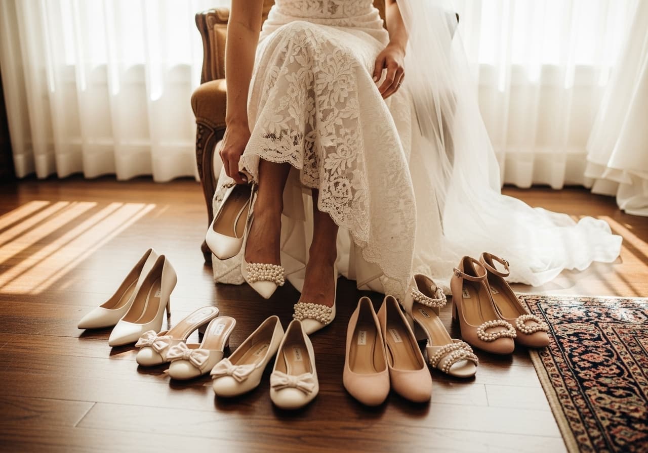 The Best Wedding Day Shoes: From Classic Heels to Modern Flats