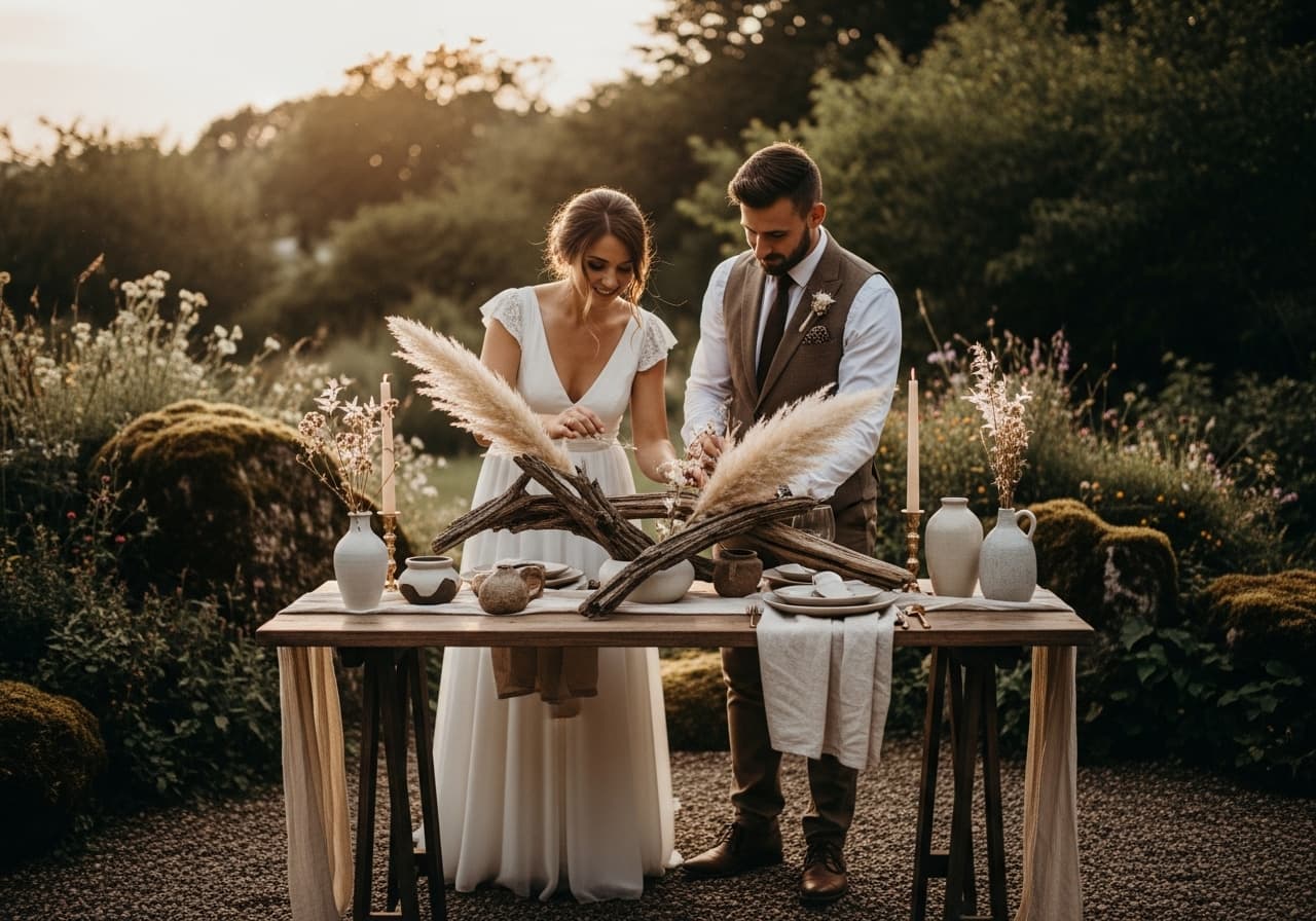 The Wabi-Sabi Wedding: 15 Decor Ideas Embracing Imperfection, Asymmetry, and Natural Materials