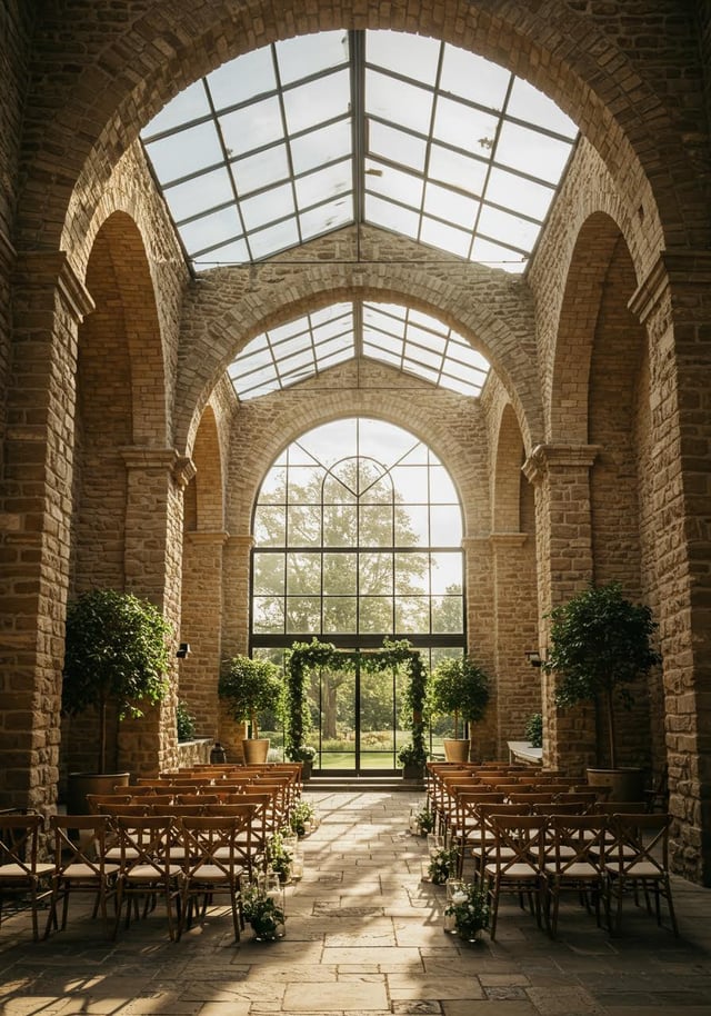 Stone Glass Wedding Venues: Rustic Luxury Inspiration